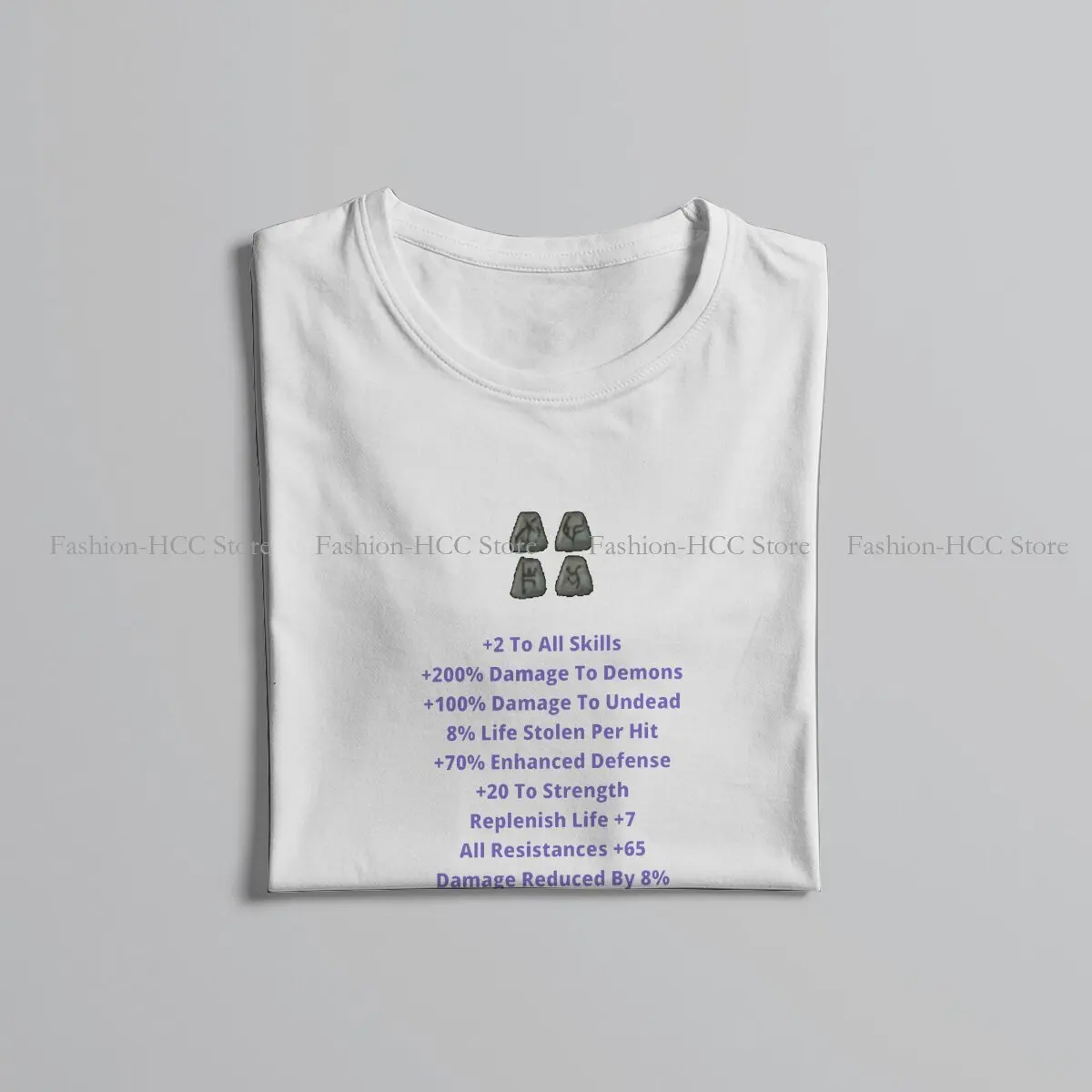 Coh okrągły kołnierz TShirt Diablo 2 gry Roleplaying klasyczne poliestrowe T Shirt męskie topy