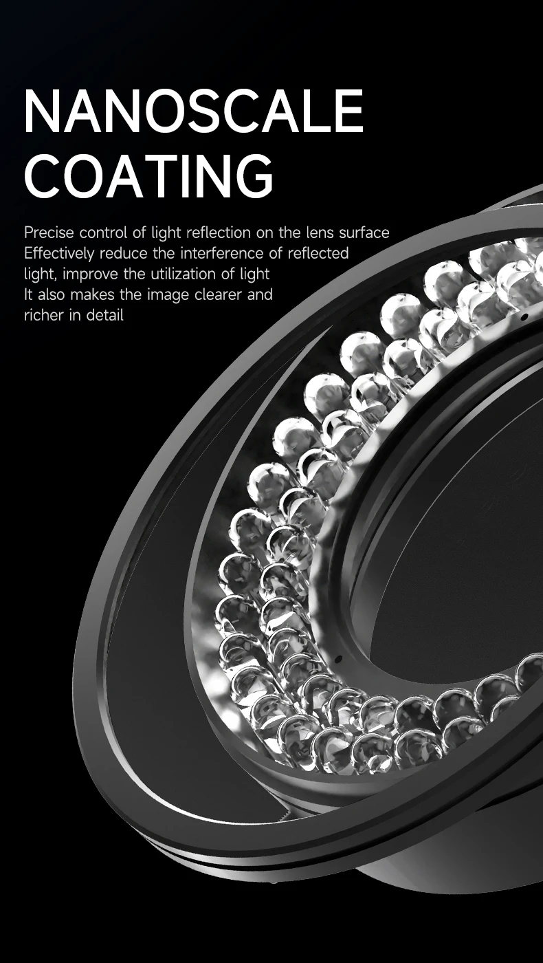 MECHANIC LS720+ Microscope Polarized Ring Light Source 72pcs High