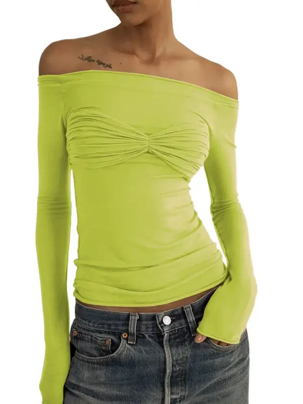 Trendix See Through Sexy Bodycon Bodysuit Lingerie Women 2024 Long Sleeve Mesh Body Top Fashion Twist Backless Tees Bodysuits - Image 17