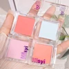 Blush Eyeshadow Peach Cream Makeup Blush Palette Cheek Contour Blush Cosmetic Blusher Cream Korean Makeup Rouge Cheek Tint Blush 4