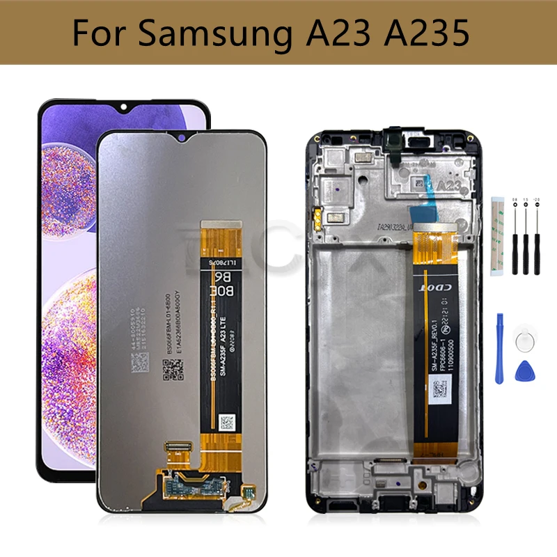 

For Samsung Galaxy A23 4g LCD Display Touch Screen Digitizer Assembly With Frame SM-A235F SM-A235F/DS Screen Replacement