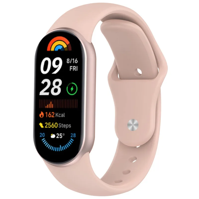 Silikonarmband für Xiaomi Mi Band 10 9 8 Sport Weiches Gummiarmband Armband Correa Xiaomi Smart Band 8 9 10 NFC-Zubehör – Detail 27