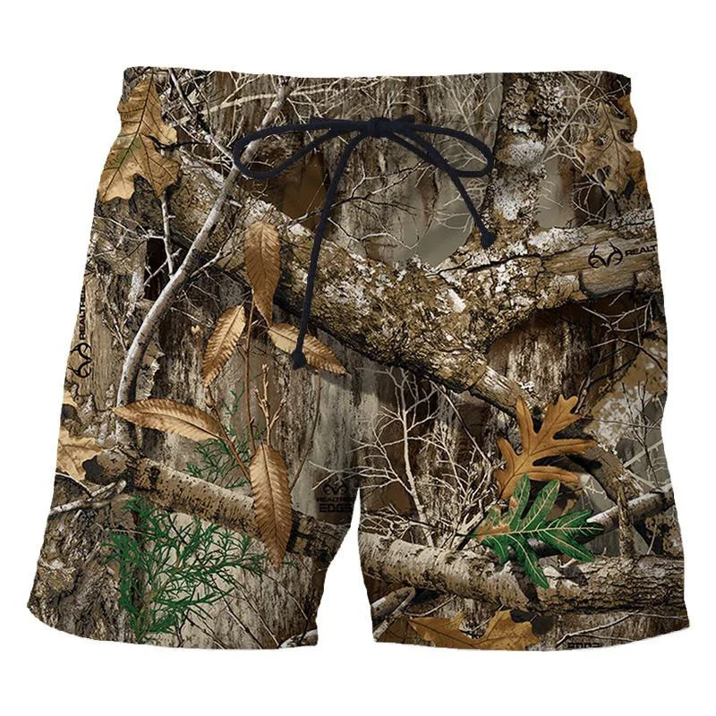 Camouflage Leaves Men's Beach man swimsuit Shorts 3d Printed Camo Fashion Board big size swimwear men swimming trunk swim wear 3