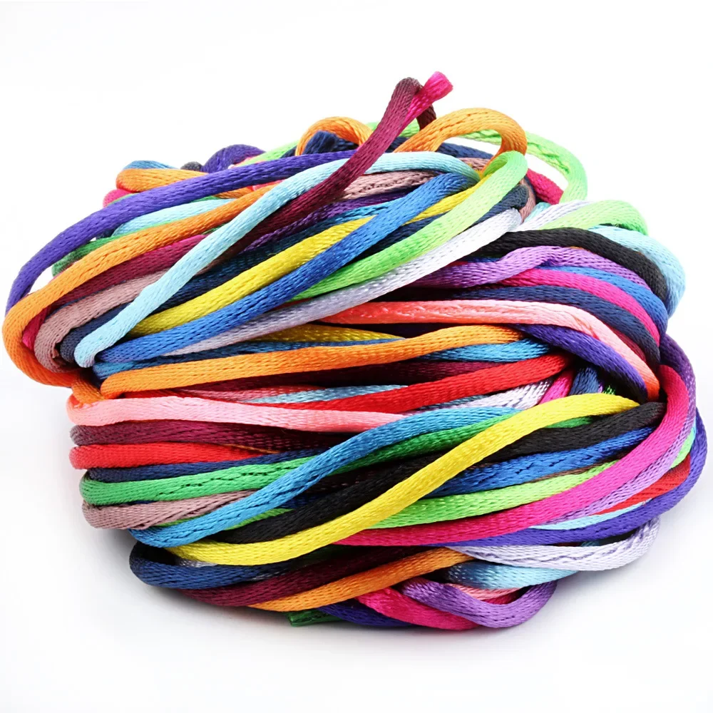 20Meter 2MM Satin Nylon Cord Thread Soft Satin Chinese Knot