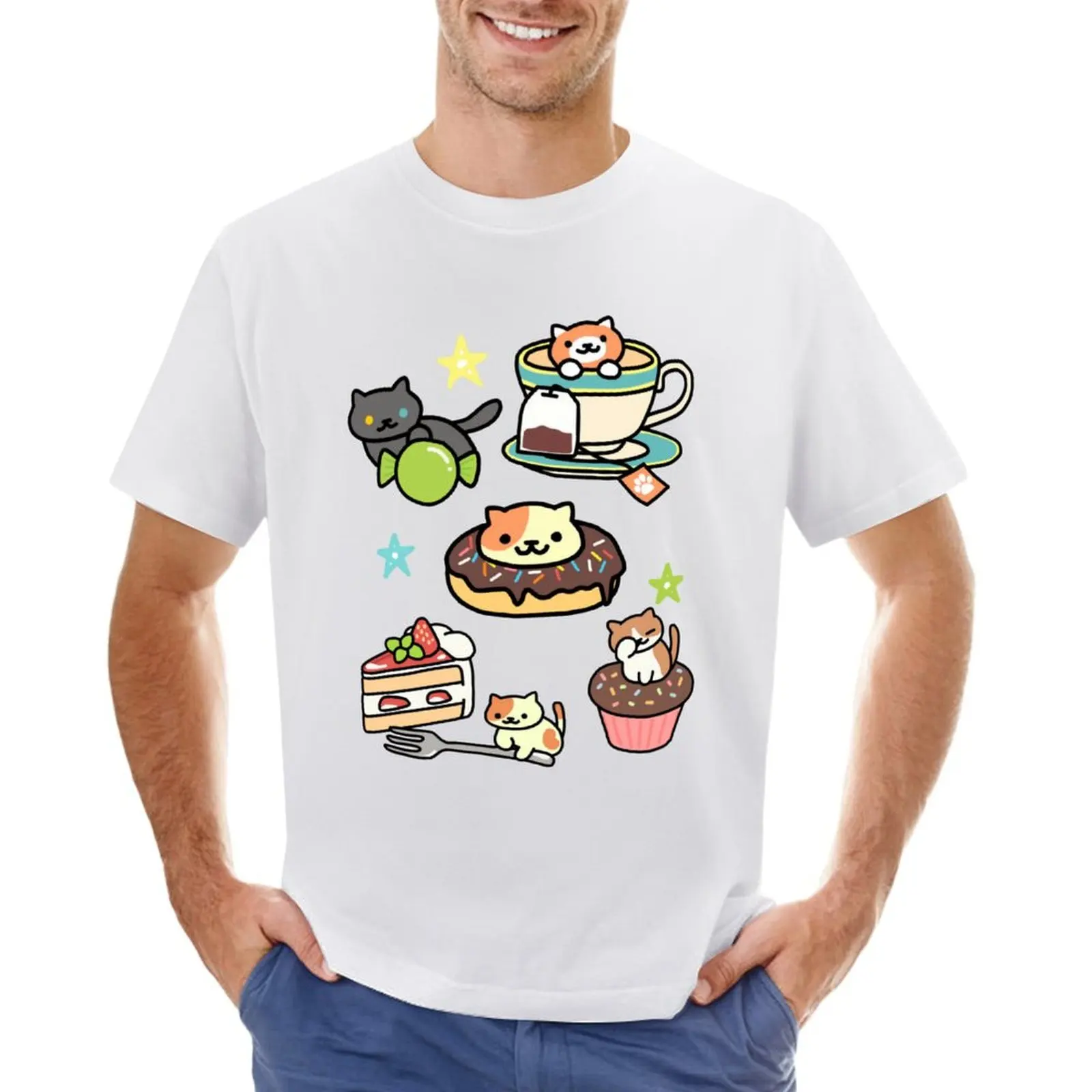 

Neko Atsume Coffee Mug T-shirt new edition customs design your own oversized t shirt men