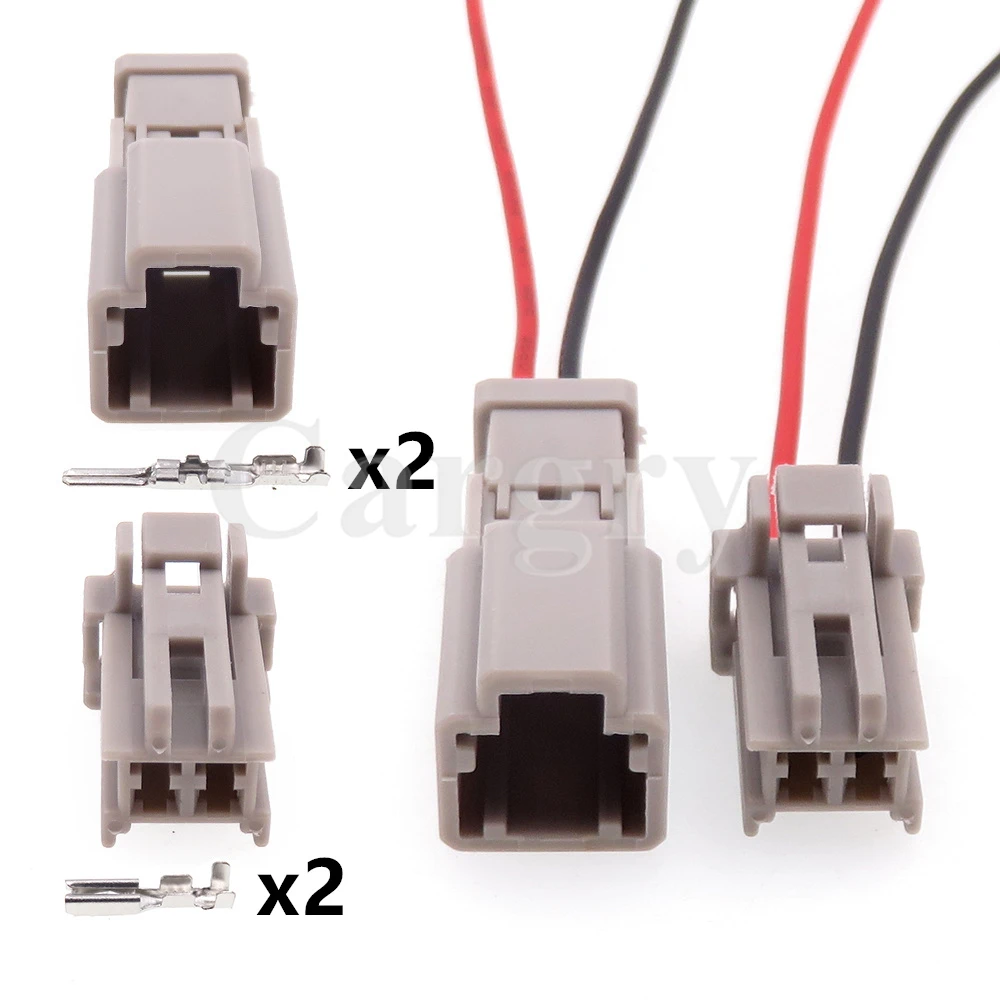 1 Set 2P 6098-0240 6098-0239 Car Trunk Lock Plug Automotive Starter Wiring Harness Male Female Unsealed Socket For Honda