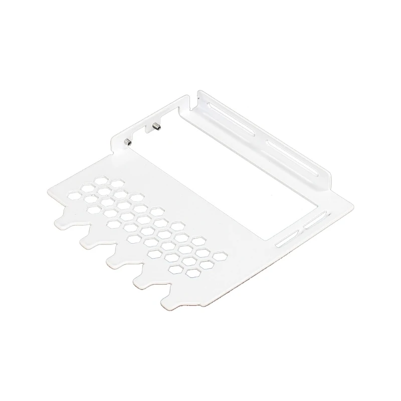 Premium Vertical GPU Mount Bracket - Sleek Metal Graphics Card Holder and Support Rack