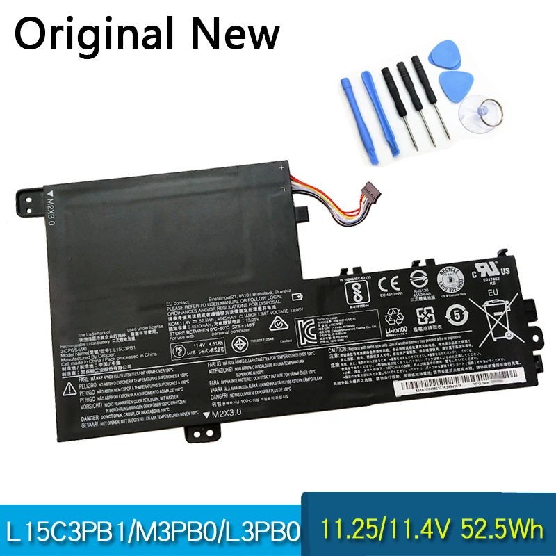 

Original Battery L15L3PB0 L15M3PB0 L15C3PB1 For LenovoIdeaPad Flex 4 1470 1480 1570 Xiao Xin Chao 7000 7000-14 7000-14IKBR 15AST