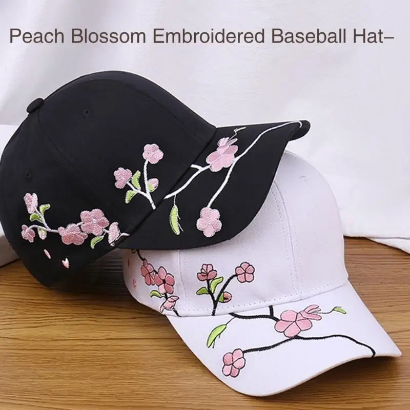 39BD Stickerei Baseball für Mädchen Frühling Baseball Elegante Sonnenschutz Hüte für Frauen Outdoor Reise – Detail 9
