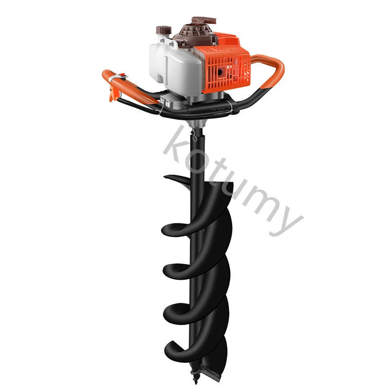 52/71CC 2-Stroke Post Hole Digger Earth Auger Gasoline Powered Hole Digging Machine Agricultural Machinery