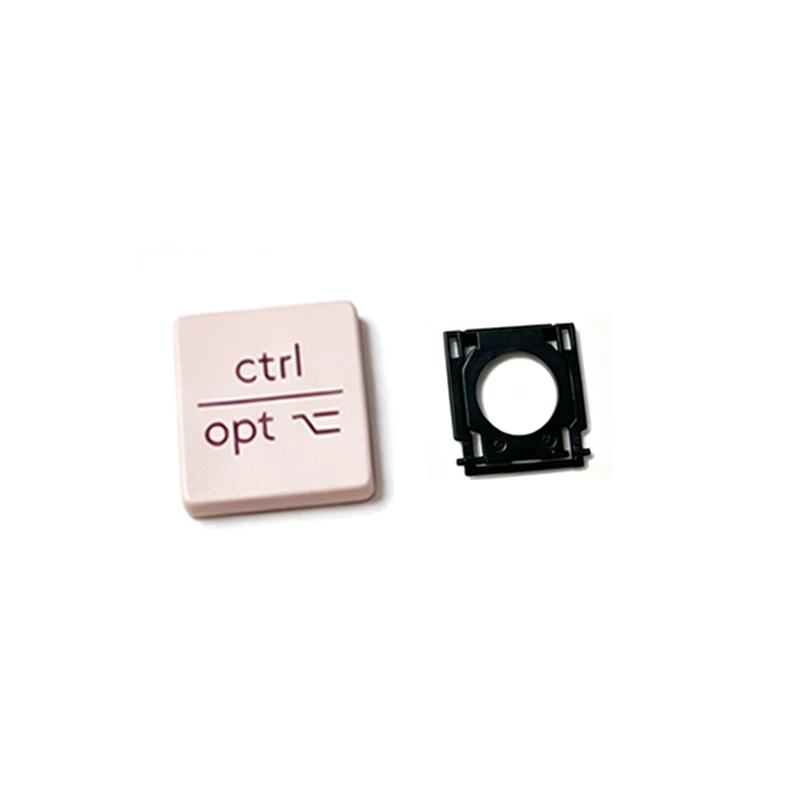 로지텍 K580 2.4G 무선 오피스용 핑크색 교체 브랜드 키캡, 시저 클립 힌지 버튼, 왼쪽 Ctrl FN 탭 키
