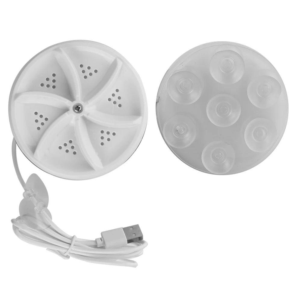 Mini Washer USB Towel Wash Dishes Underpants Underwear Multifunction Rotating Turbine for Travel Home Business Trip