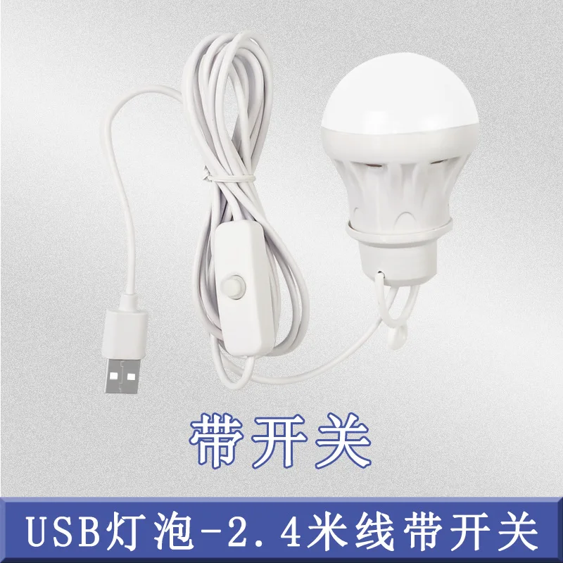 ZK40 USB LED Bulb Portable LED Lamp 5W 7W Outdoor Camping Light Indoor Reading Light Bulb Energy Saving Emergency Lamp led light night light