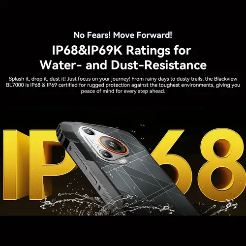 BLACKVIEW BL7000 5G AI Rugged Phone Deepseek GPT Android 15 Smartphone, 6.78" HD+2.4K Display 120Hz, 8GB RAM 256GB, 7500Amh - Image 6