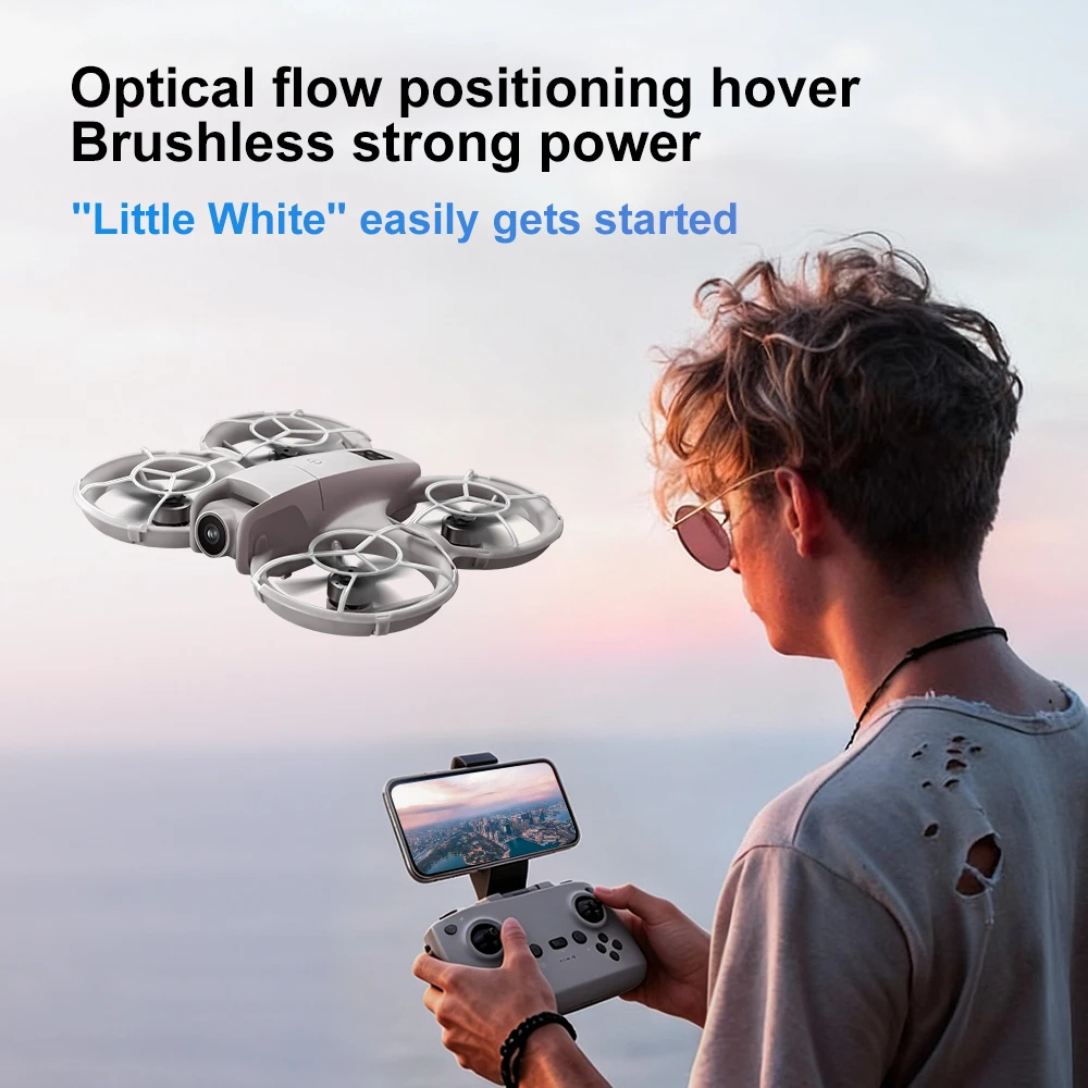 Drone V908 8K avec caméra, moteur sans balais, positionnement optique