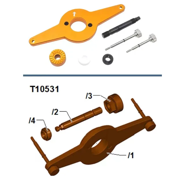 Schwingungsdämpfer Montage Werkzeug T10531 Für VW Audi Seat Skoda 1.8L