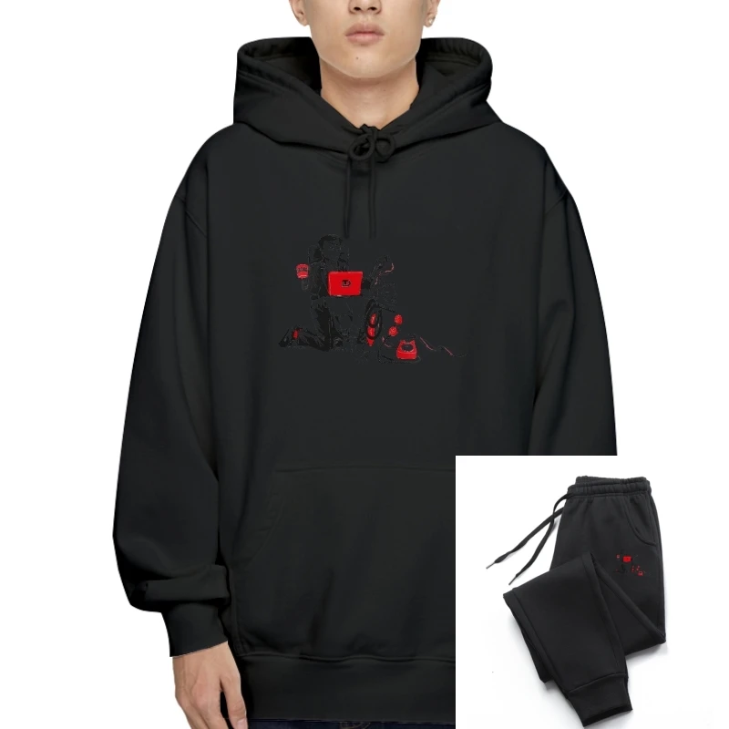 Titolo: Boyz Fair Trade Screen Prinhoody Slave Classic Cut Bianco Rosso Nero Cotone Felpa Con Cappuccio Da Uomo