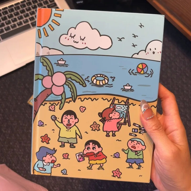 Cute Cartoon Crayon Shin-Chan NoteBook Illustration Coloring Pages Student Back To School Supplies Stationery Gifts Baby Shower - 5