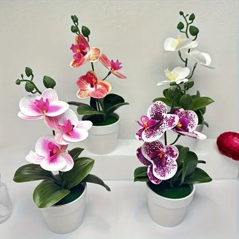 Elegant Artificial Orchid Home Decor 1