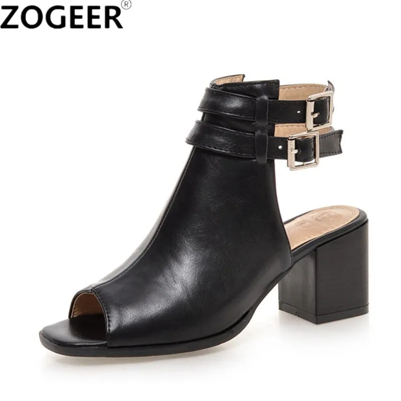 Elegant Summer Sandals Shoes For Women Casual Gladiator Flip Flops Fashion Peep Toe Strap Medium Heels Party Pumps Shoes Lady
