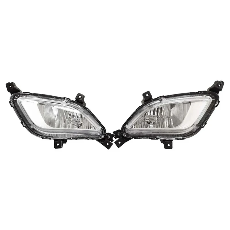 

1 Pair Front Bumper Fog Light Car Fog Light Running Light Signal Light Black For KIA Forte 2017 2018 92201-A7500 92202-A7500