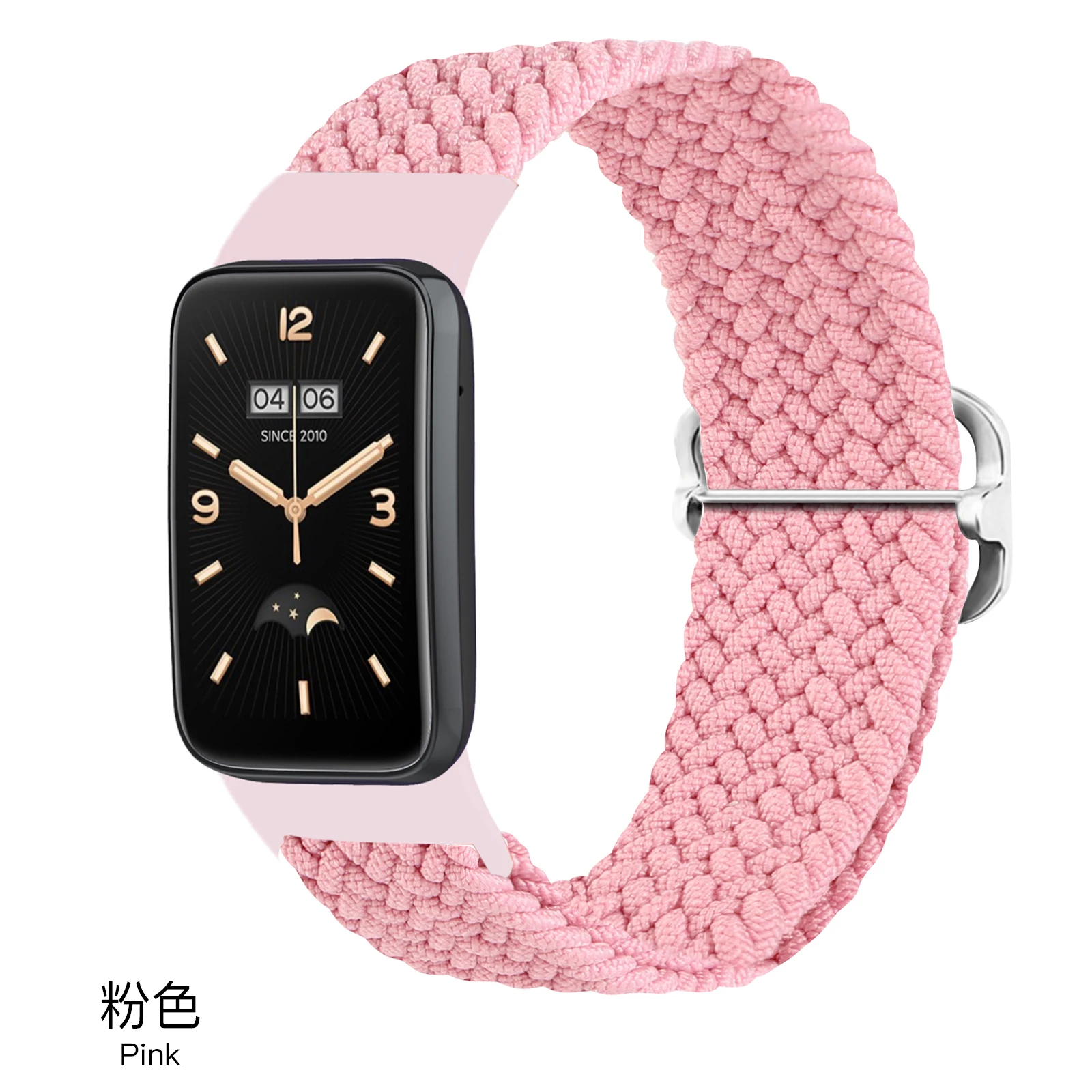 Elastic Braided Solo Loop Wristband Strap for Fitness Tracker Bracelet