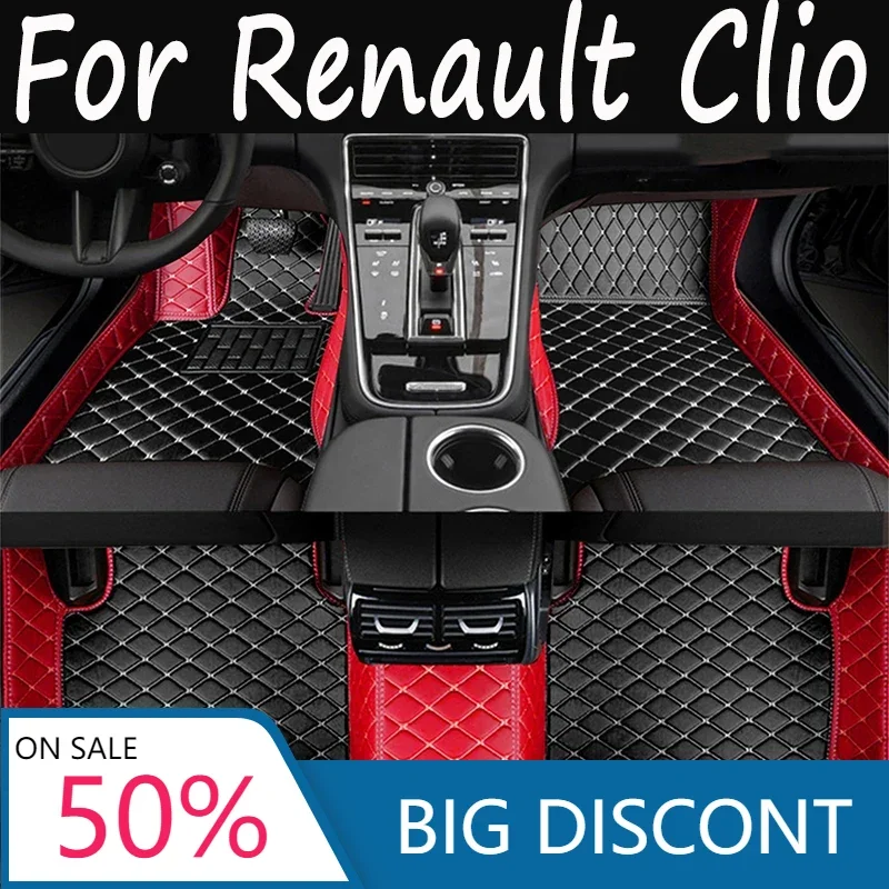 

Автомобильные коврики с карманами, напольные коврики для Renault Clio 3 2014 2015 2016, аксессуары