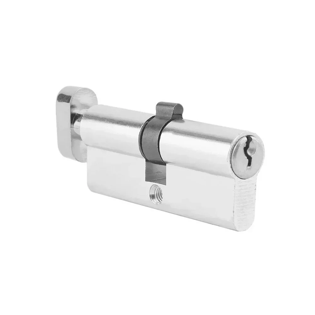 Door Lock Cylinder door lock cylinder Aluminum Thumb Turn Cylinder Door Lock UPVC Anti Pick 35/35 With 3 Keys Security Furniture Locks Keys lock keys