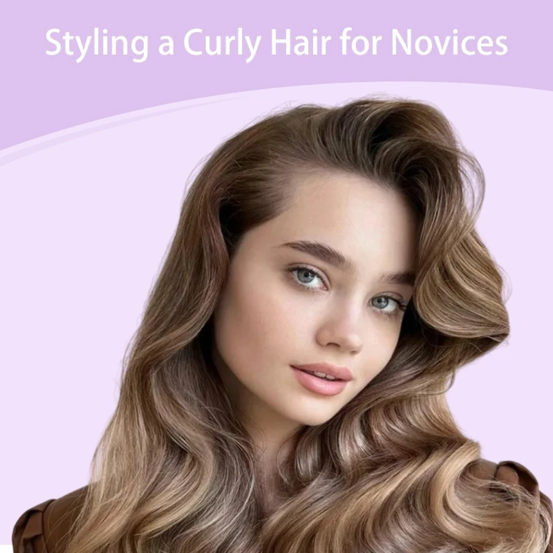 Y1UF rizador profundo, rizador varita rizadora cerámica, varita ondulante playera, plancha para cabello