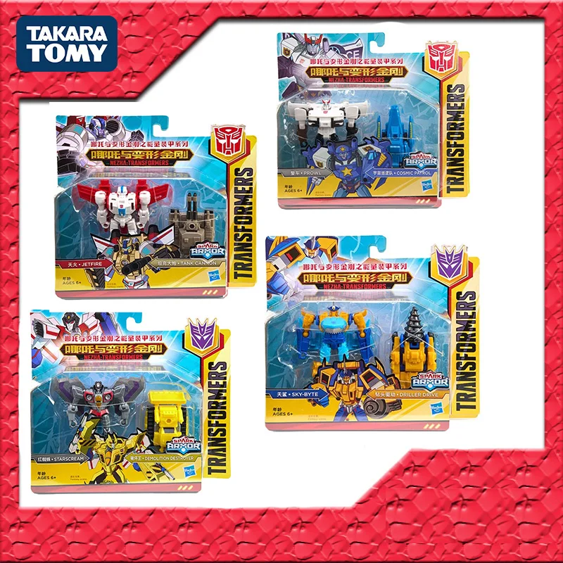 In Magazzino Originale Takara Tomy Nezha Transformers Skyfire Starscream Sky-Byte Prowl Pvc Anime Figure Action Figures Model Toys