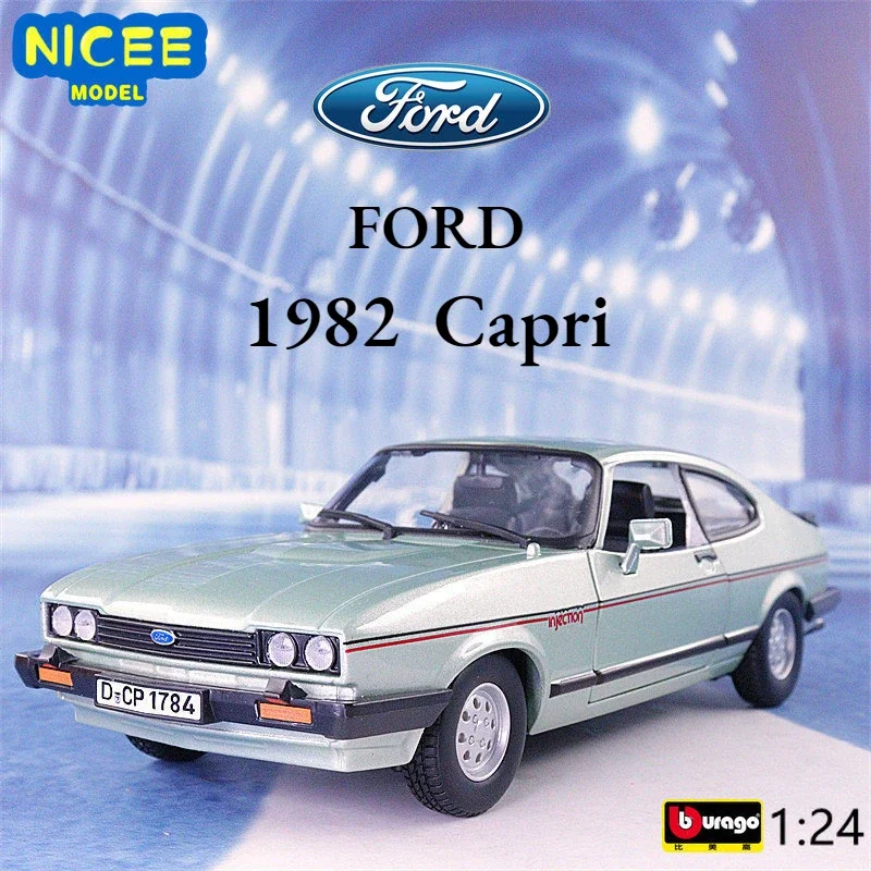 

Bburago 1:24 1982 Ford Capri High Simulation Alloy Diecast Metal Toy Car Model Collection kids Gifts B11