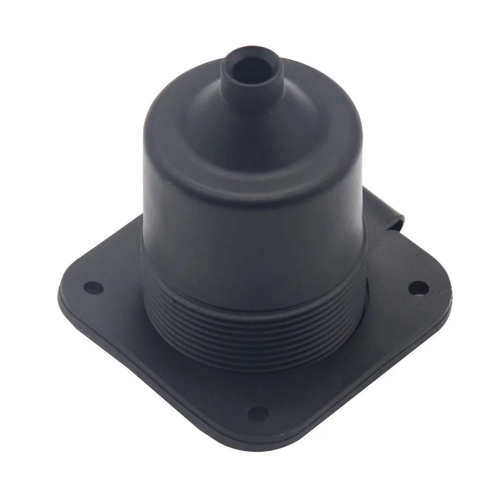 15 Amp Power Inlet Port Plug, 125V RV Shore Power Inlet Plug With Waterproof Cover, 3-Pin 5-15P Receptacle Flanged Plug