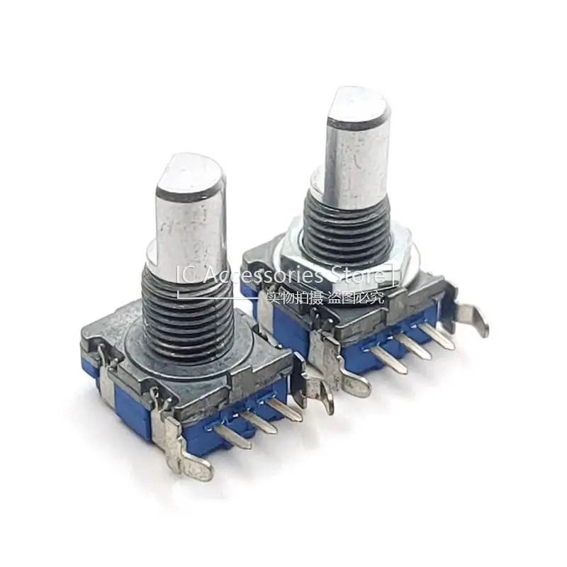 

3PCS EC11 Type Rotary Encoder Horizontal Side Adjustment 360 Degree Infinite Rotation Without Switch 3 Pin Shaft Length 15MM