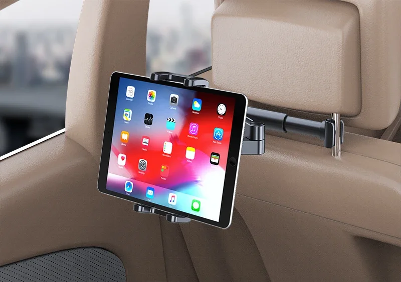 LISEN For IPad Tablet Holder For Car [3 In 1] Car Accessories IPad Holder Mount Back Seat For Car Headrest Video Kids Long Road Trip Car Essentials For 4.7-11" Tablet IPad Pro