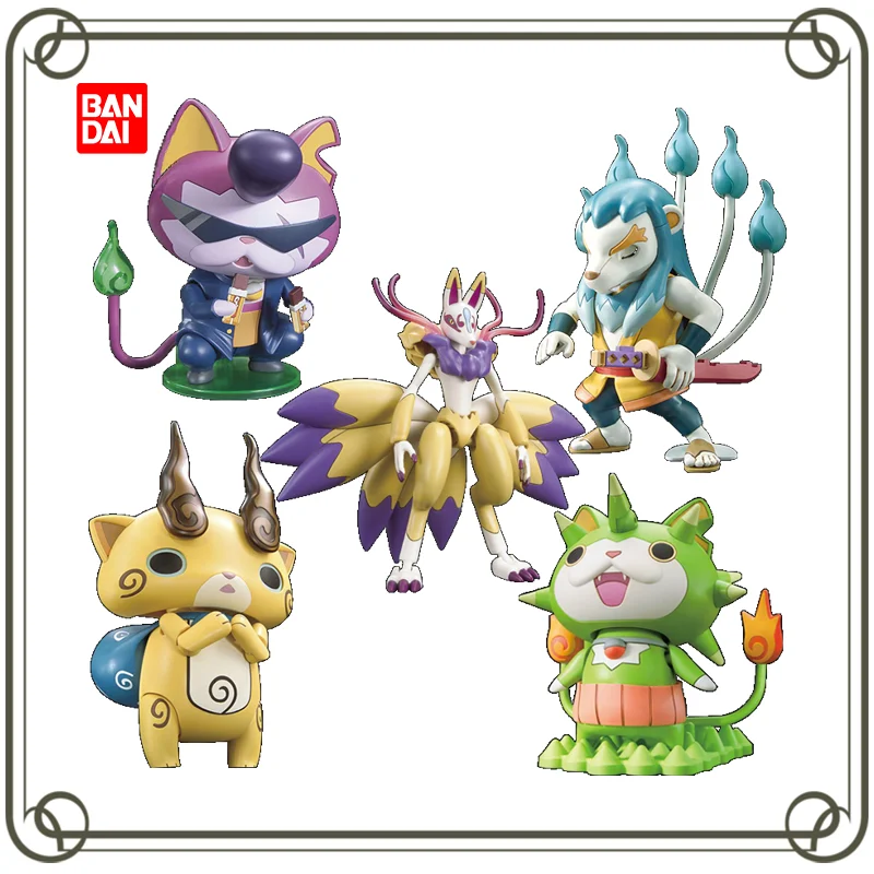 

Bandai Yo-kai Watch JIBANYAN Boxer Cat Robot Cat Jiro K Times Wolf Villain Cat Nine Tailed Fox Assembled Toy Model