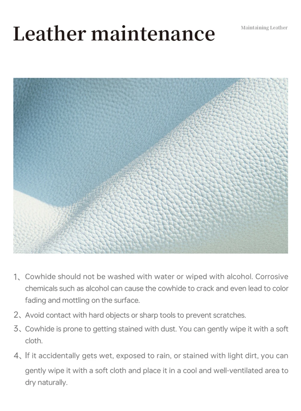 Half moon leather tote, back design