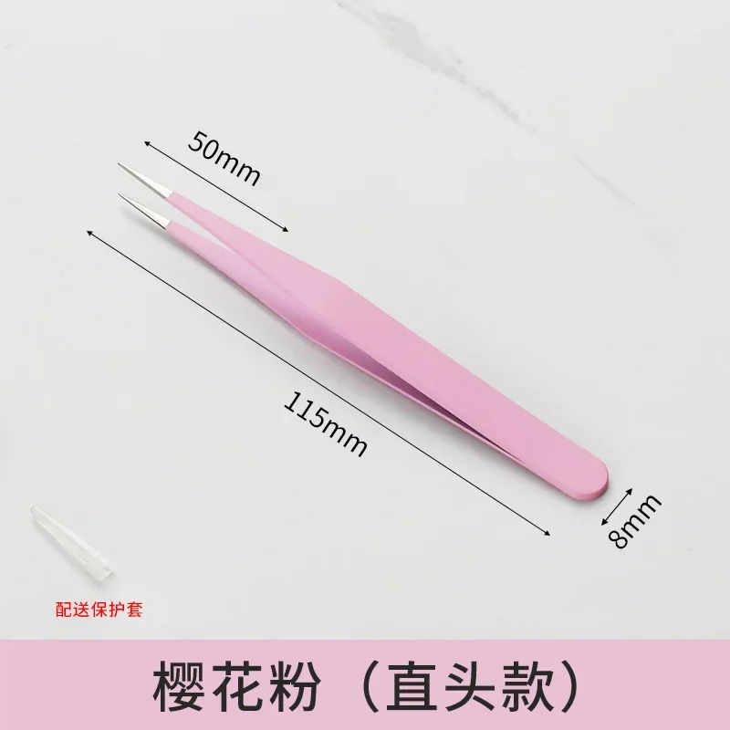 Anti-static Elbow and Straight Stainless Steel Tweezers 2Pcs/set Cake Mold Sugarcraft Tool for Kitchen Bake ware Decoration stainless steel tweezers cake decoration cake decorations baking decorations cake bakeware cake decorating tools baking supply