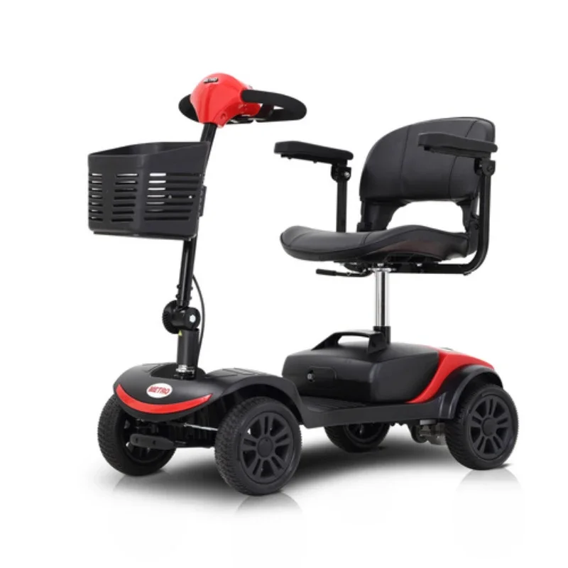 Y Four Wheel Electric Car motorcycle 4 Wheel Mobility Scooter Chair Electric Device Compact for Travel Adults Elderly Senior