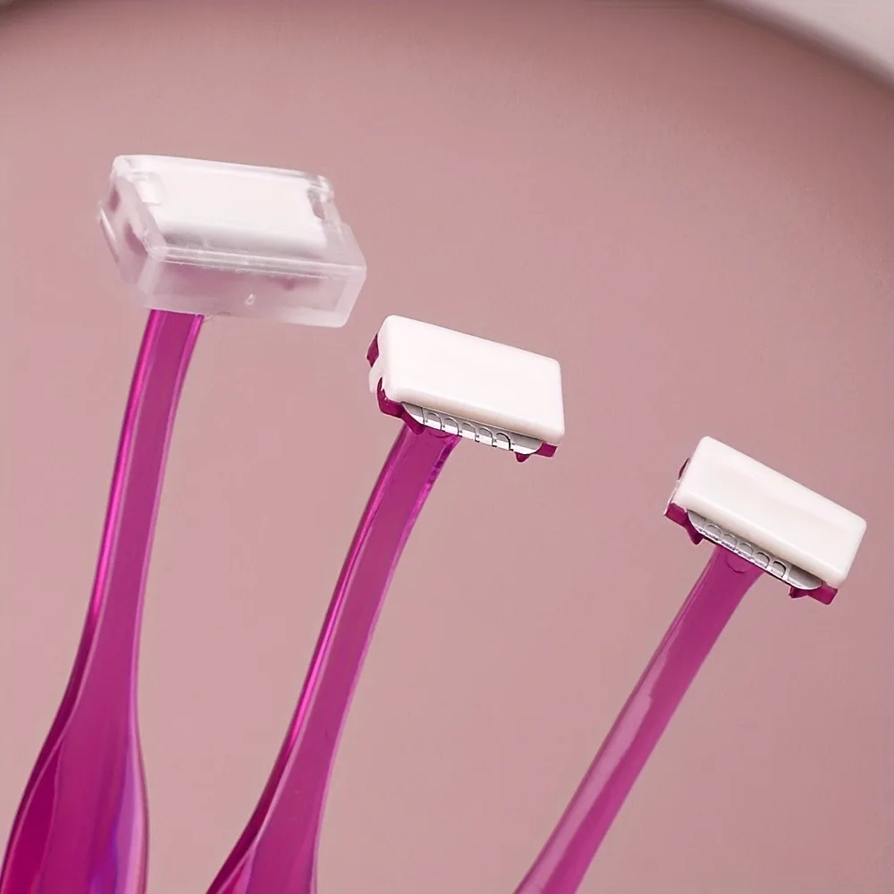 3pcs/Set Eyebrow Razor Set, T-shaped Stainless Steel Safety Eyebrow Shaping Razor, Hair Trimmer Eyebrow Shaper, Makeup Tools