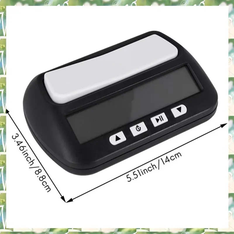 ABS Count Up Down Timer Chess Timer Game Multipurpose Portable Digital Clock YS-902