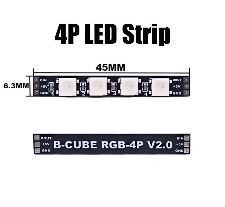 F4V3S PLUS F722 F745 H743 Flight Control 45/60A 4INI ESC Rack Drone FPV Racing D