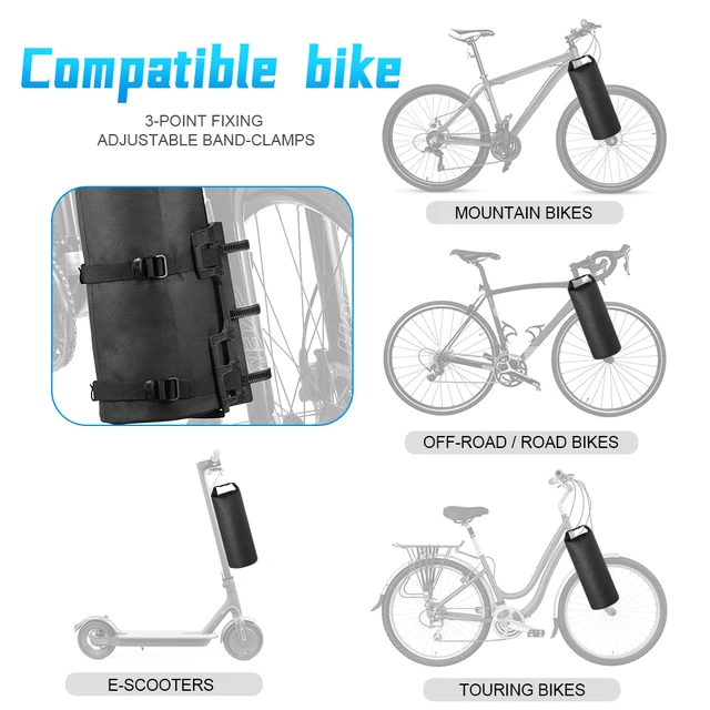 NEWBOLER: A Revolução da Armazenagem em Bicicletas 4 NEWBOLER Portable Waterproof Bike Fork Bag