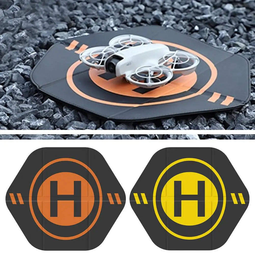 35cm Double Sided Folding Hexagonal Aircraft Apron for dji Series Drone High Quality Leather Apron Drone Accessories H1p6