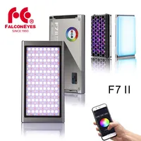 Falcon Eyes F7 II RGB On Camera Video Light 12W APP Control Magnetic LED Fill Lamp with Scene Effects Modes with Honeycomb Grid 1