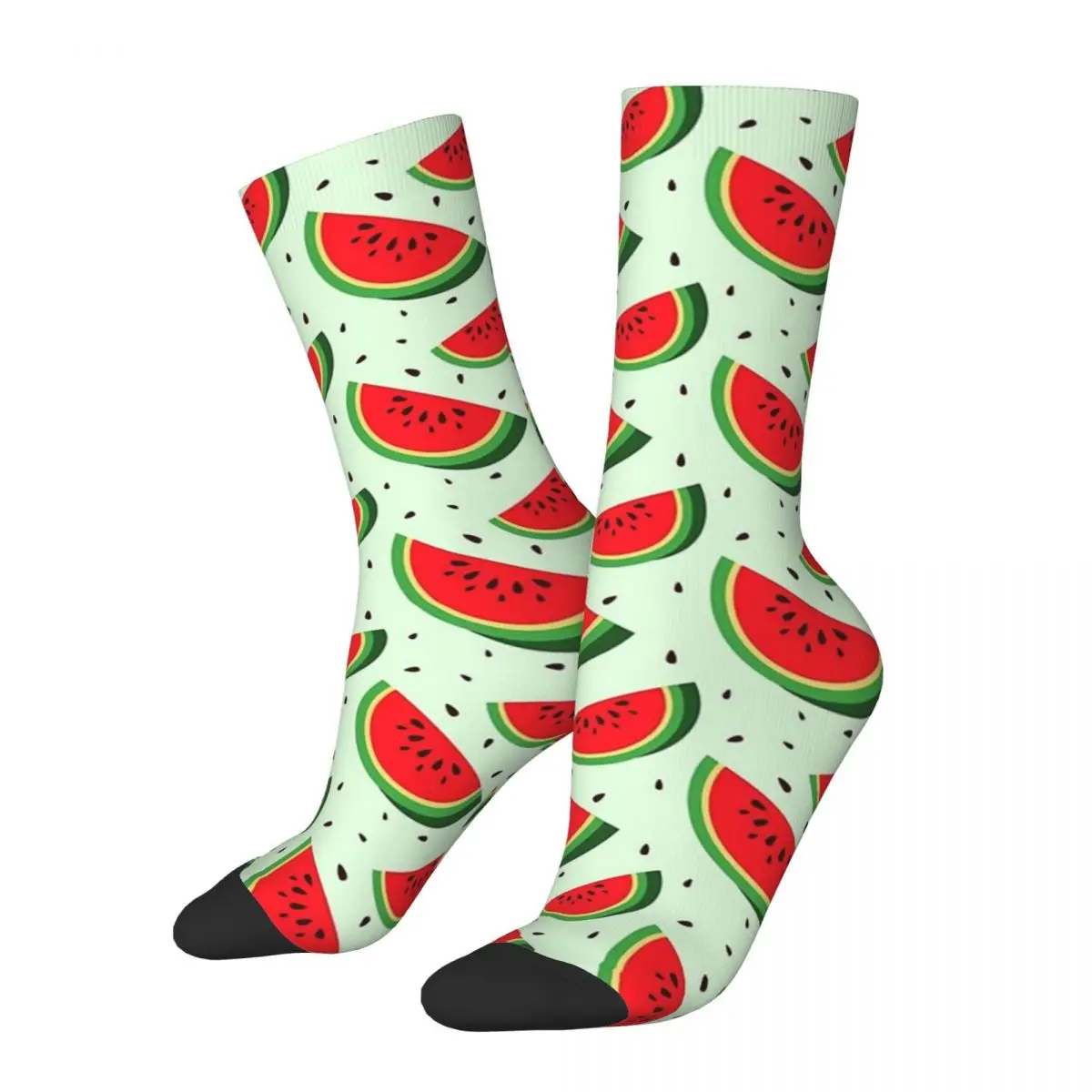 

Cute Watermelon Slices Socks Harajuku High Quality Stockings All Season Long Socks Accessories for Man's Woman Birthday Present