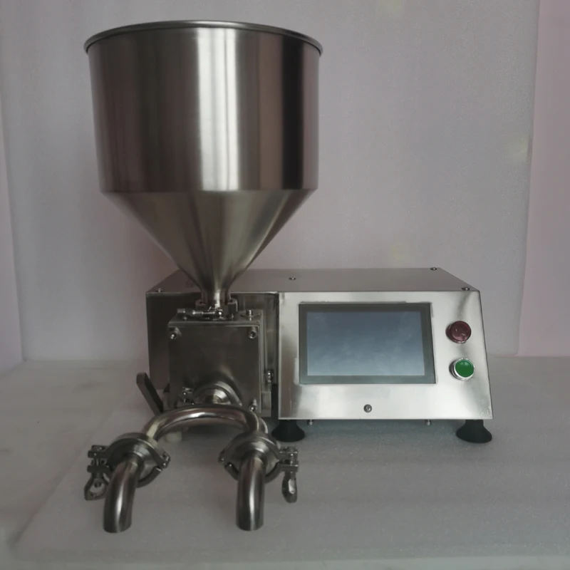 

Jam Filling Machine 5L Jam Filling Cream Filler Manual Commercial for Pie Puff Cream Churros Filler Machine Use in Baking Shop