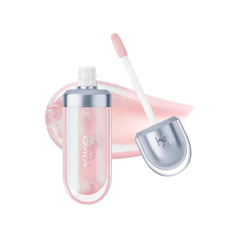 Kiko 3d hydra lipgloss espelho lábio esmalte shimmer hidratante perolado cor líquido brilho labial gordo brilhante antiaderente copo bálsamo 18