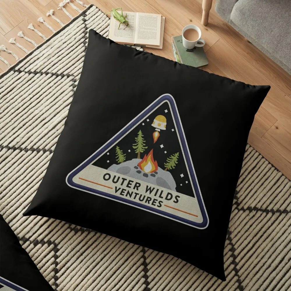 

Outer Wilds Ventures Patch Floor Pillow Couch Pillows Luxury Pillow Case