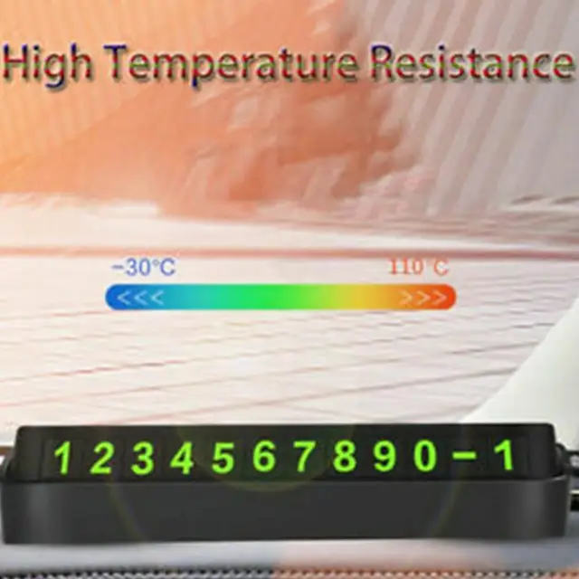 Placa de Número de Telefone para Carro: Solução Prática para Estacionamentos Temporários 3 Placa de Número de Telefone para Carro: Estacionamento Temporário Sem Preocupações