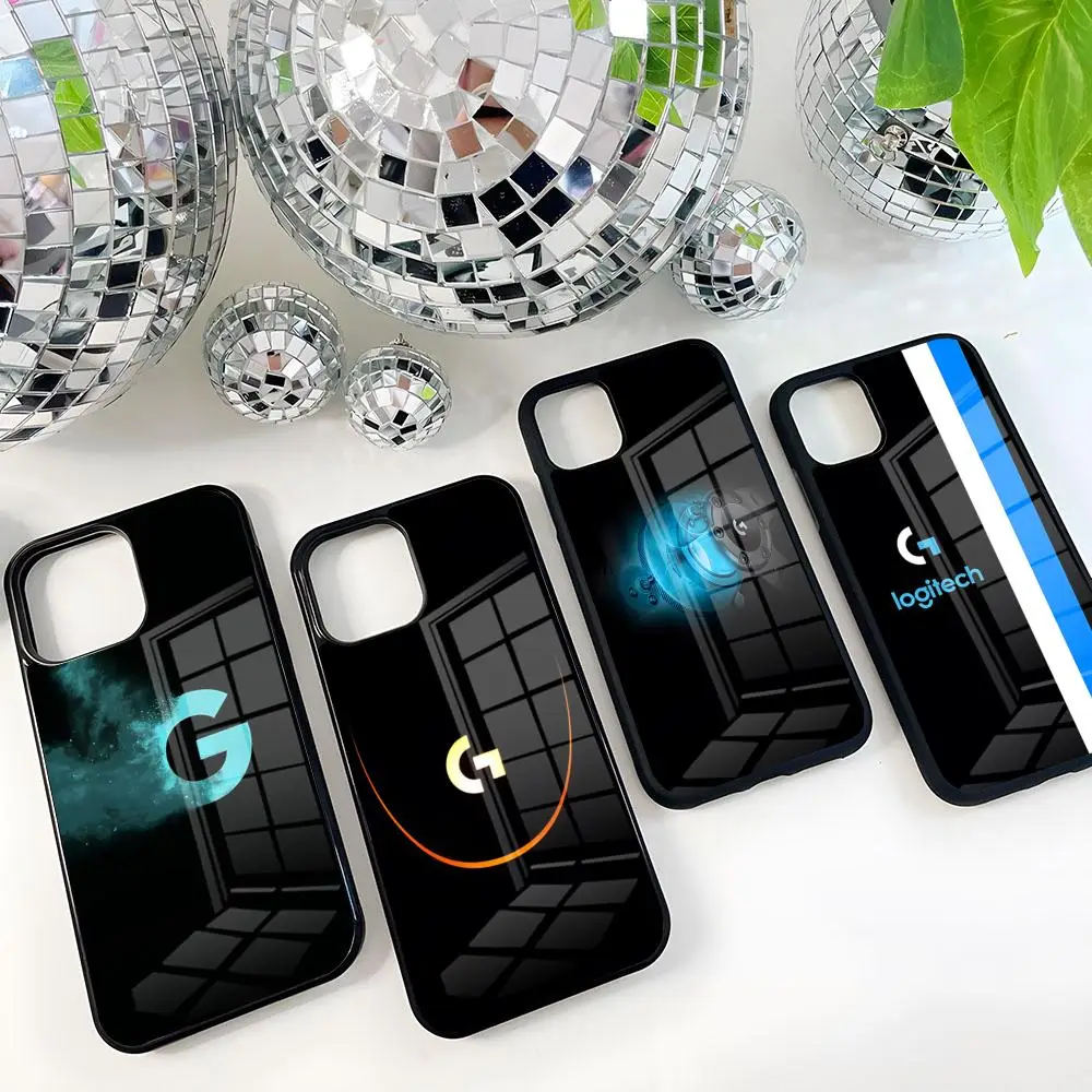 L-Logitech Gaming Device Custodia Per Telefono Pc + Tpu Per Iphone Apple 14 Pro Max 11 13 12 Mini 15 6 8 7 Plus X Xs Xr Cover Posteriore